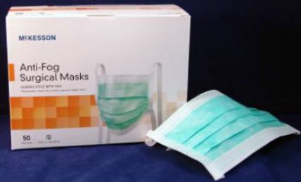 Anti-Fog Surgical Masks, Case of 300